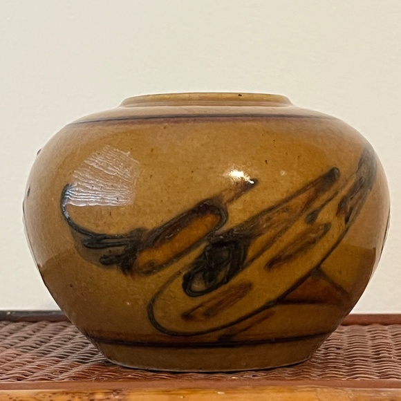 Artisan Other - VINTAGE MID CENTURY STUDIO CERAMIC STONEWARE POTTERY VASE SMALL POT